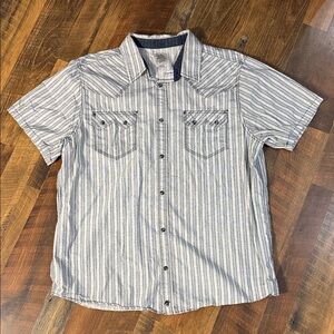 Moonshine Spirit by Brad Paisley Men's Striped Western Snap Shirt - XXL